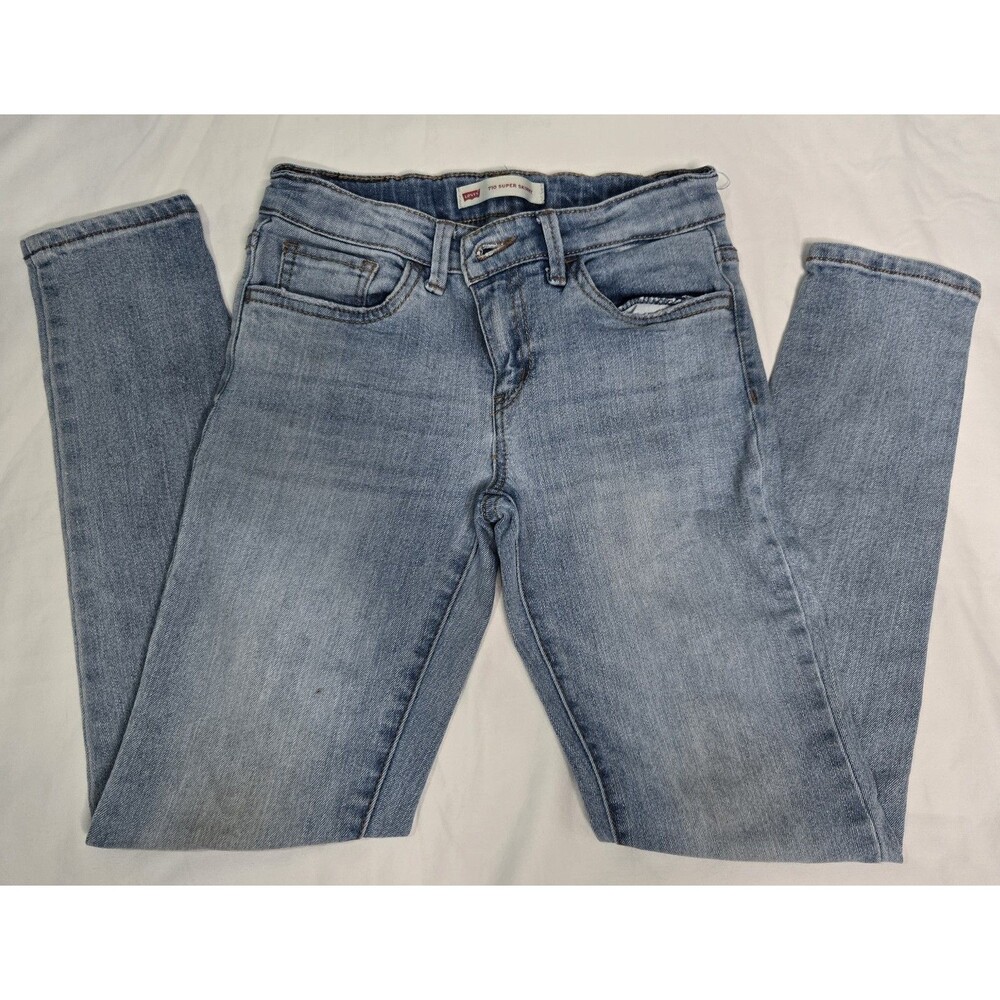 Signature by Levi Strauss Boys 8 Regular Blue Skinny Stretch Denim Jeans